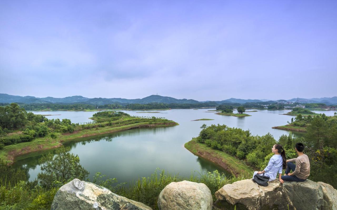 Intercontinental Heilong Lake, An Ihg Hotel Meishan  Exteriör bild