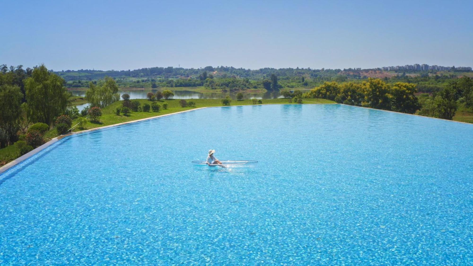 Intercontinental Heilong Lake, An Ihg Hotel Meishan  Exteriör bild