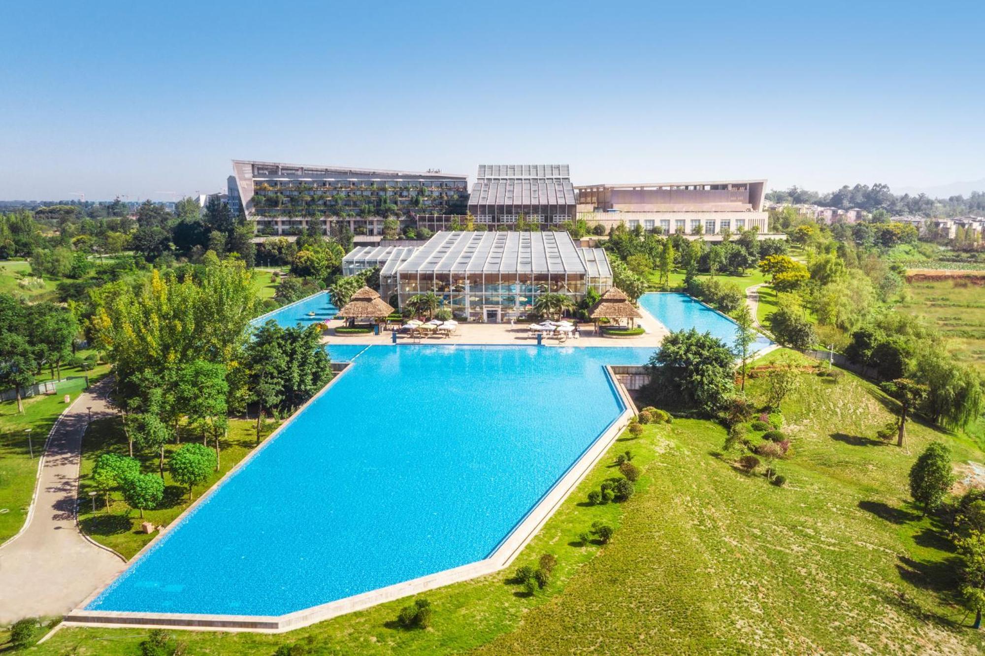 Intercontinental Heilong Lake, An Ihg Hotel Meishan  Exteriör bild